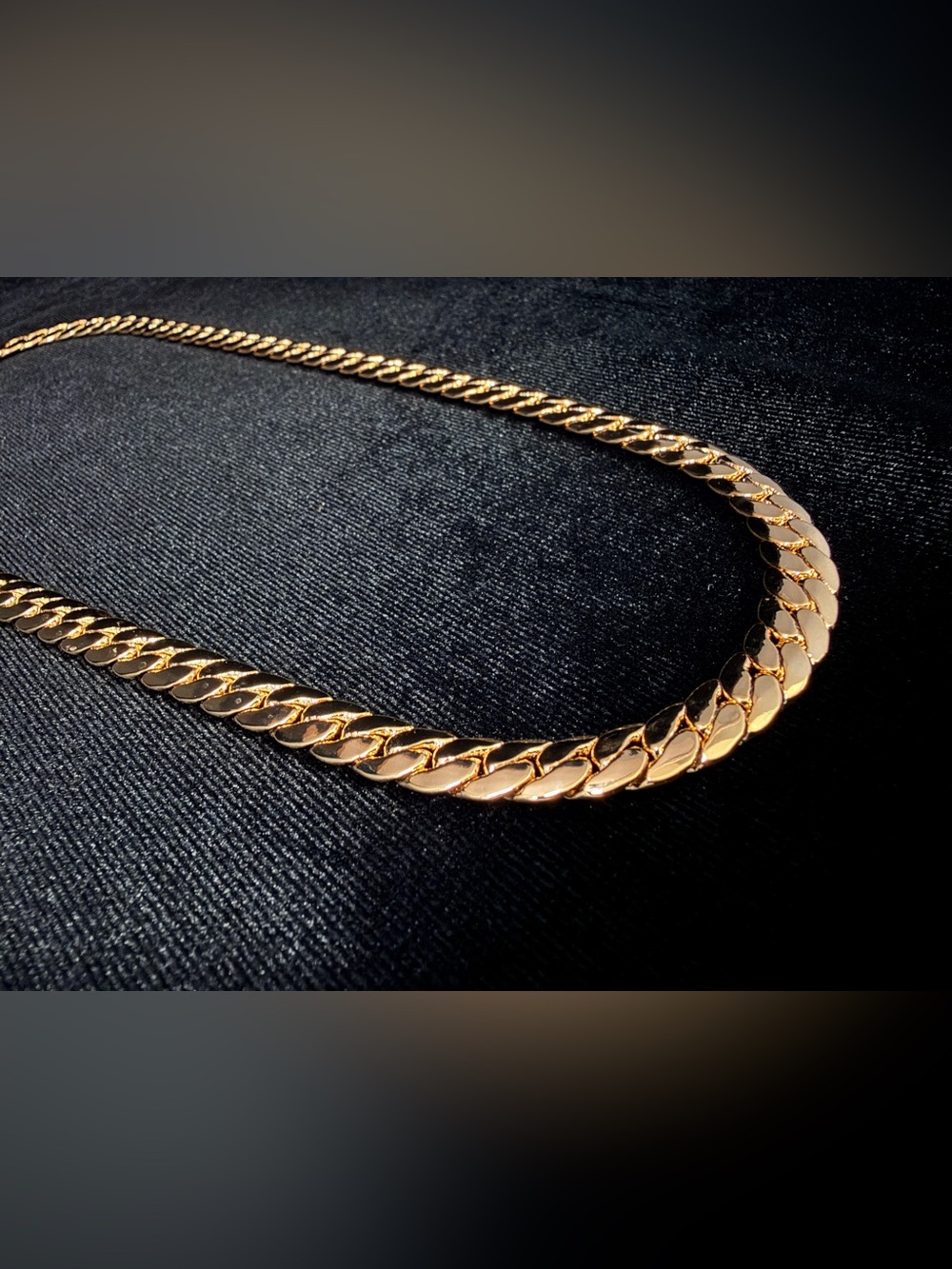 Miami Cuban 20in 8MM 14K Stamped Gold filled necklace w/Box Lock. BRAND NEW.